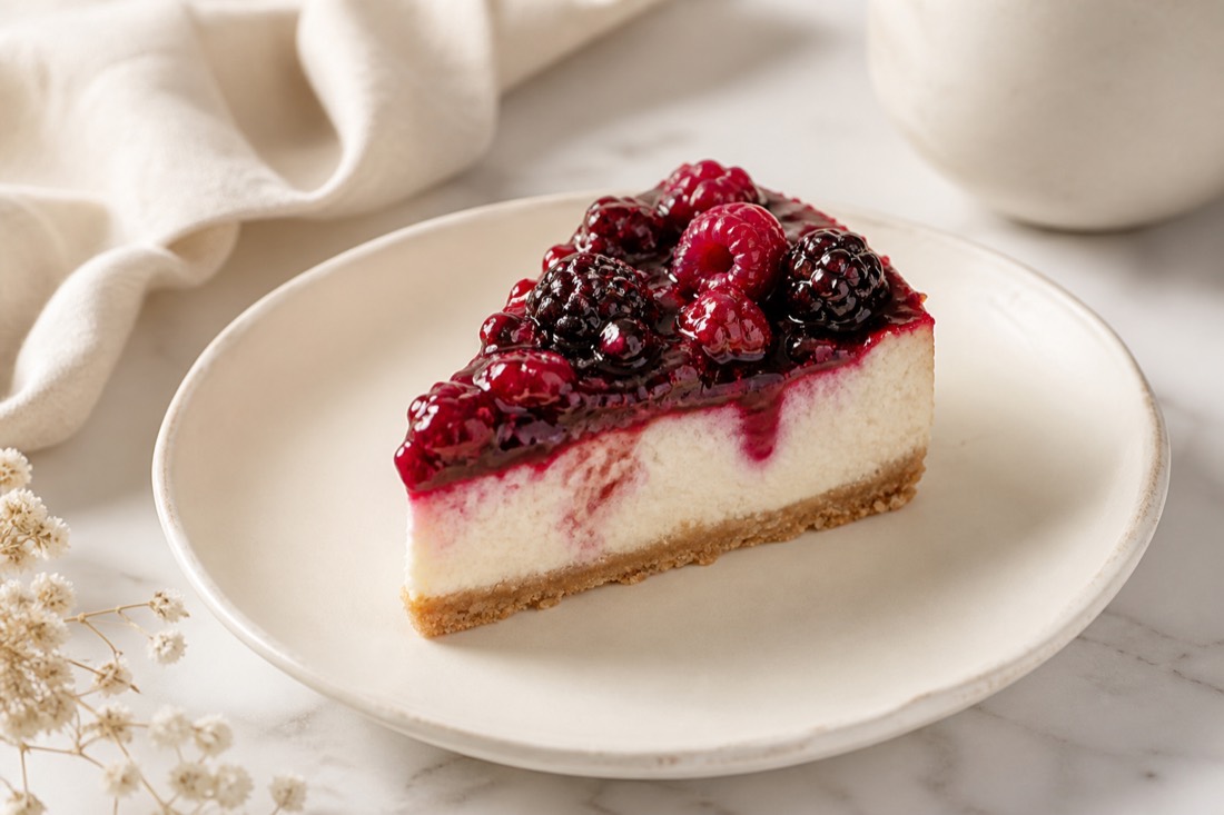 Cheesecake de Frutas Vermelhas
